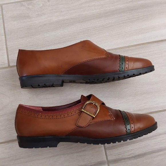 Nine West KASEY Brown Pointed Toe Slip On Loafer. Size 7 N - Picture 4 of 8